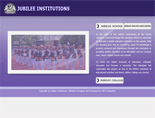 Tablet Screenshot of jubileeinstitutions.org